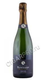 шампанское champagne bonnaire tradition brut 0.75л