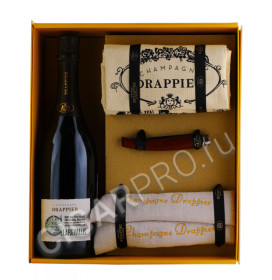 подарочный упаковка champagne drappier clarevallis