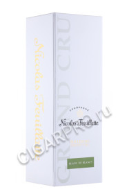 подарочная упаковка шампанское nicolas feuillatte grand cru brut blanc de blancs chardonnay 0.75л