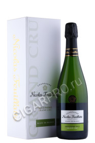 шампанское nicolas feuillatte grand cru brut blanc de blancs chardonnay 0.75л