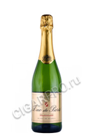 игристое вино duc de paris brut 0.75л