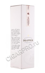 подарочная упаковка шампанское drappier brut nature 0.75л