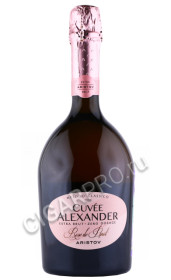 игристое вино aristov cuvee alexander rose de pinot 0.75л