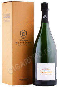 шампанское brocard pierre tradition brut d assemblage champagne aoc 1.5л в подарочной упаковке