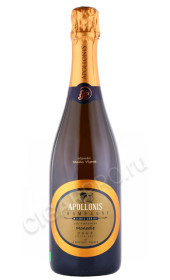 шампанское apollonis monodie 2008г 0.75л