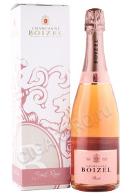 шампанское boizel brut rose 0.75л в подарочной упаковке