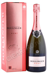 шампанское bollinger rose 0.75л в подарочной упаковке