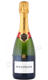шампаское bollinger special cuvee 0.375л