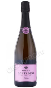 вино игристое bonfadini franciacorta opera rose 0.75л