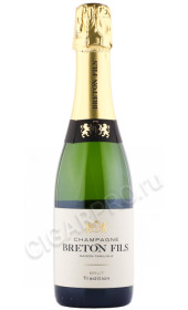 шампанское breton fils tradition brut 0.375л