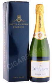 шампанское dampierre comte audoin de dampierre grande cuvee 0.75л в подарочной упаковке