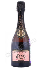 шампанское duval leroy rose prestige premier cru 0.375л