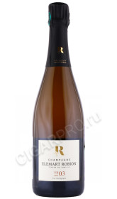 шампанское elemart robion vb03 brut nature aoc 0.75л