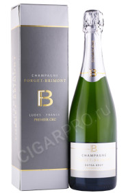 шампанское forget brimont extra brut premier cru 0.75л в подарочной упаковке