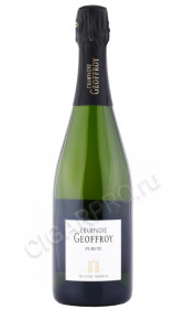 шампанское жофруа пюрте брют натюр премьер крю 0.75л шампанское geoffroy purete brut nature premier cru 0.75л