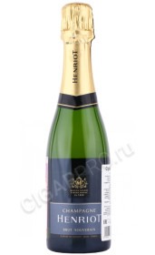 шампанское henriot brut souverain 0.375л