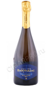 игристое вино julien barthazac cremant de bordeaux blanc de noirs 0.75л