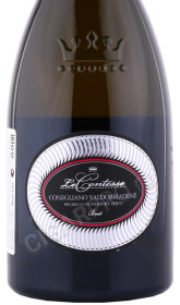 этикетка игристое вино le contesse conegliano valdobbiadene 0.75л