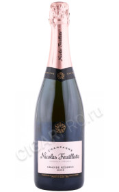 шампанское nicolas feuillatte brut grande reserve rose 0.75л