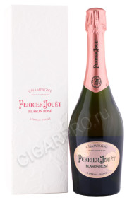 шампанское perrier jouet blason rose 0.75л в подарочной упаковке