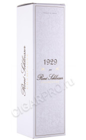подарочная упаковка шампанское rene schloesser brut chardonnay 0.75л