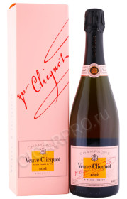 шампанское veuve clicquot brut rose 0.75л в подарочной упаковке