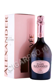 игристое вино aristov cuvee alexander rose de pinot 0.75л
