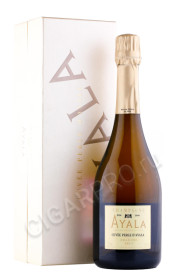 французское шампанское ayala cuvee perle d`ayala millesime 0.75л в подарочной упаковке