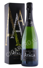 шампанское ayala majeur brut 0.75л в подарочной упаковке