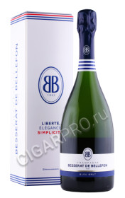 шампанское besserat de bellefon cuvee des moines 0.75л в подарочной упаковке