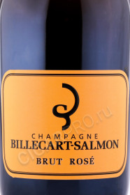 этикетка шампанское billecart-salmon brut rose 0.75л