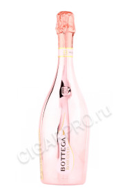 игристое вино bottega rose gold brut 0.75л