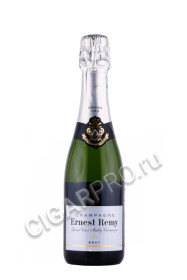 французское шампанское champagne ernest remy brut blanc de noirs 0.375л