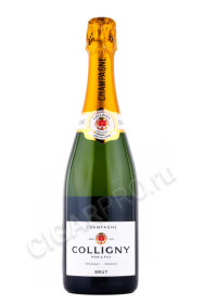 шампанское colligny brut 0.75л