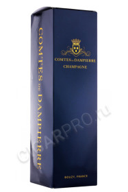 подарочная упаковка шампанское comte audoin de dampierre cuvee prestige blanc de blancs 1.5л