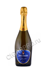 игристое вино decordi prosecco brut doc 0.75л