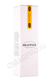 подарочная упаковка шампанское drappier carte dor 0.75л
