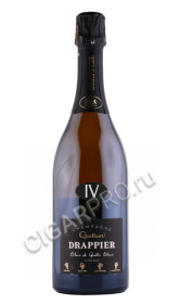 шампанское drappier quattuor blanc de quatre blancs 0.75л