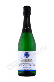 игристое вино goldeck welschriesling trocken 0.75л