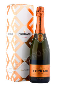 игристое вино ferrari rose brut trento doc 0.75л