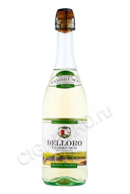 игристое вино lambrusco delloro dell emilia igt bianco amabile 0.75л
