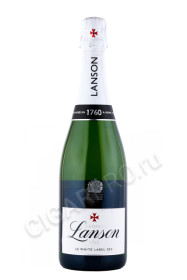 шампанское lanson le white label sec 0.75л