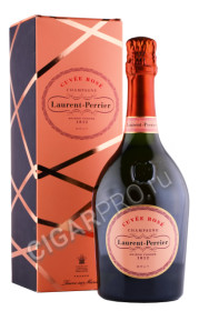 шампанское laurent perrier cuvee rose brut 0.75л в подарочной упаковке