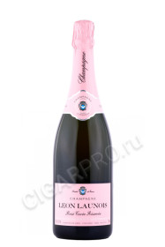 шампанское leon launois brut rose 0.75л