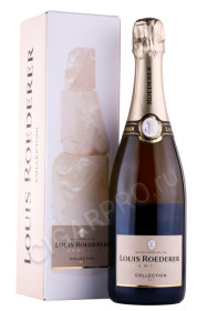 шампанское louis roederer brut collection grafika 0.75л в подарочной упаковке