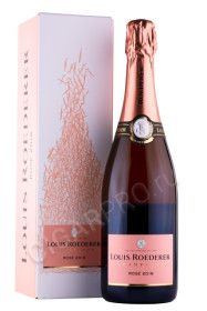 шампанское louis roederer brut rose 2016 0.75л в подарочной упаковке