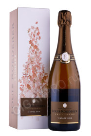 шампанское louis roederer vintage 2015 0.75л в подарочной упаковке