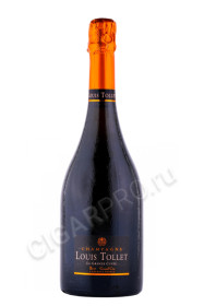 шампанское louis tollet la grande cuvee grand cru brut 0.75л