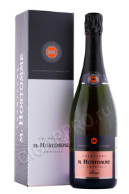 французское шампанское m. hostomme brut rose 0.75л