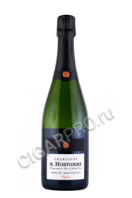 французское шампанское m. hostomme origine blanc de blancs grand cru 0.75л